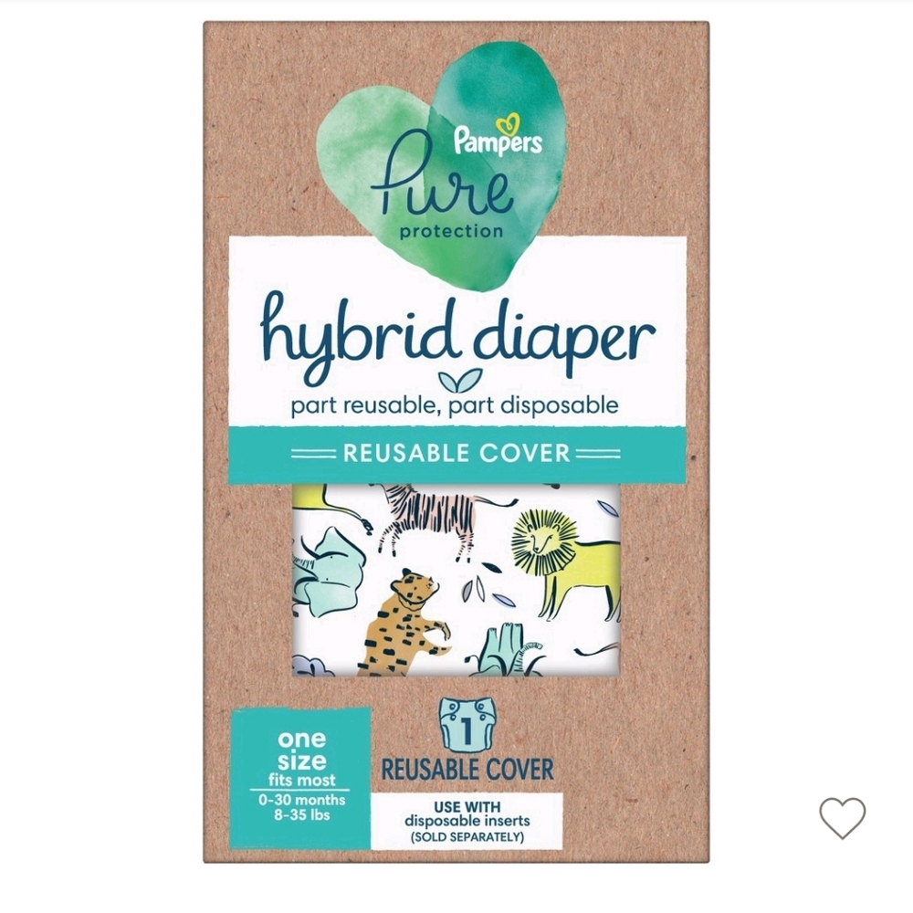 Pampers Hybrid Cover Unisex Diaper - Jungle
